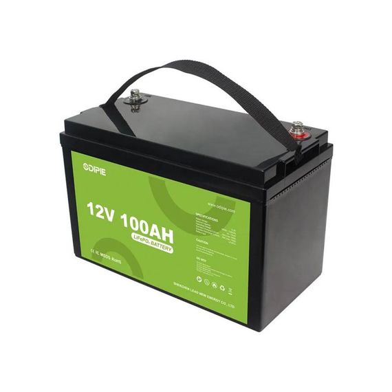 Акумуляторна батарея ODIPIE LiFePo4 12v 100Ah 1280Wh Акумулятор літієвий | Зображення 1