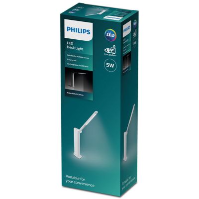 Настільна лампа Philips LED Amber 3W, 4000K, 1800mAh (Lithium battery), білий (929003194507) (929003194507) | Зображення 3