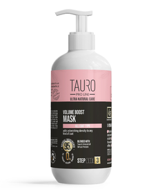 Маска для надання об'єму шерсті собак і котів TAURO PRO LINE Ultra Natural Care Volume Boost Mask, 400 мл