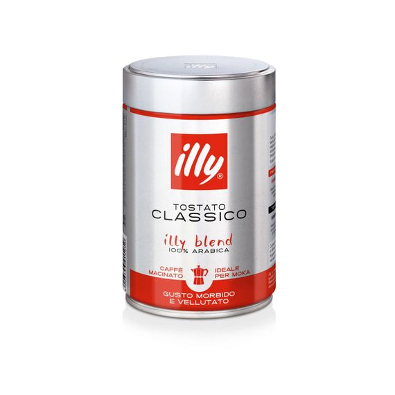 Кофе арабика молотый ILLY Espresso, 250г ж/б  смесь из девяти сортов арабики