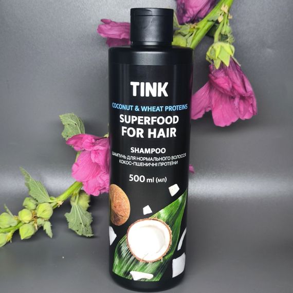 Шампунь для нормальных волос Кокос-Пшеничные протеины Tink 500 мл