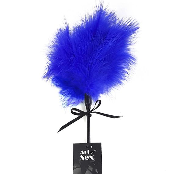 Лоскітка зі шльопалкою Піка Art of Sex – Puff Peak, синя Sex Aura | Зображення 2