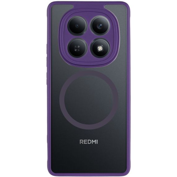 Чехол TPU Bloom with Magnetic Fit для Xiaomi Redmi Note 15 4G/5G (EU) Purple | Зображення 1