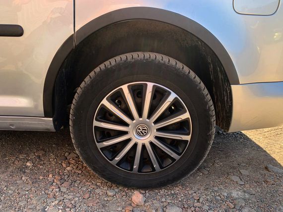 Накладки на арки (чорний мат) Коротка база, 2 бічних (метал) для Volkswagen Caddy 2010-2015рр | Зображення 8