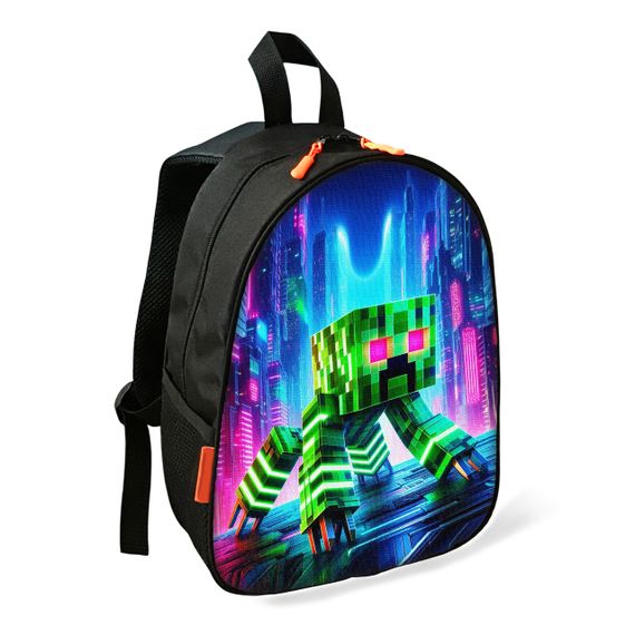 Рюкзак Minecraft Кріпер дитячий шкільний/міський 34х27х13 см для хлопчика (02433)