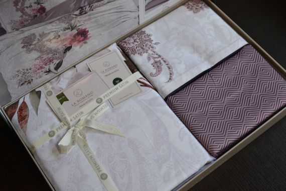 Постільна білизна La Romano Premium Satin 160×220 см сімейна Dolce Berry | Зображення 4