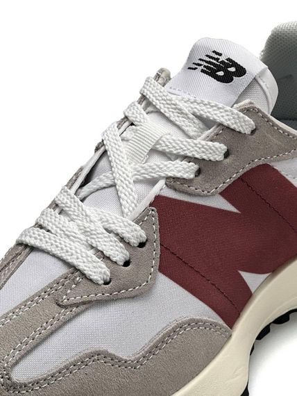 Кросівки New 327 Grey White Red , В'єтнам B4196 38 24.5 см | Зображення 3