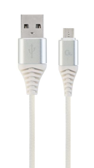 Кабель Cablexpert CC-USB2B-AMmBM-1M-BW2, USB 2.0 А-тато/Micro B-тато, 1,0 м.