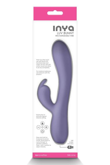 Вибратор кролик NS Novelties INYA LUV BUNNY PURPLE Sex Aura | Зображення 1