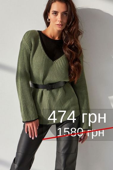 Джемпер з кантом 2404 | Зображення 9