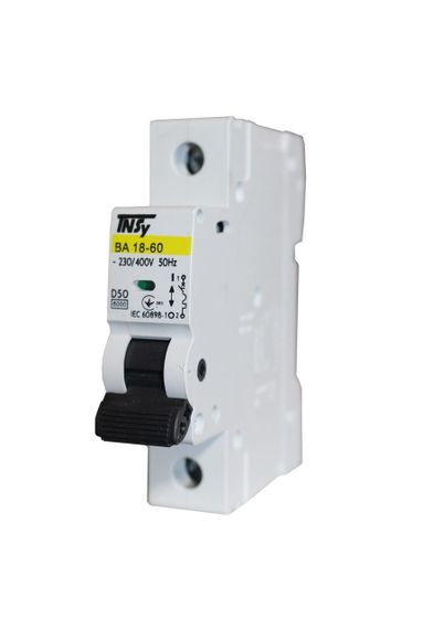 Автоматический выключатель ВА18-60 1Р 50А 6кА х-ка D Ny95504782