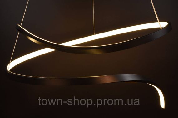 Люстра потолочная LED SG4-800-bk Черный 40-200х80х80 см. | Зображення 2