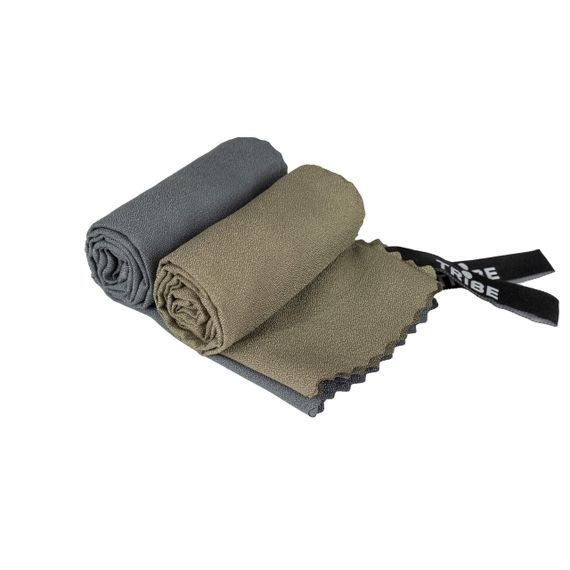 Рушник Tribe Bicycle Towel мікрофібра трайб S 40х80см olive, швидкосохнучий рушник вело/похід/йога | Зображення 2