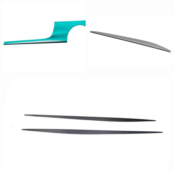 Бокові пороги (для AMG-Line 2015-2018, Карбон) для Mercedes S-class C217 Coupe рр | Зображення 1