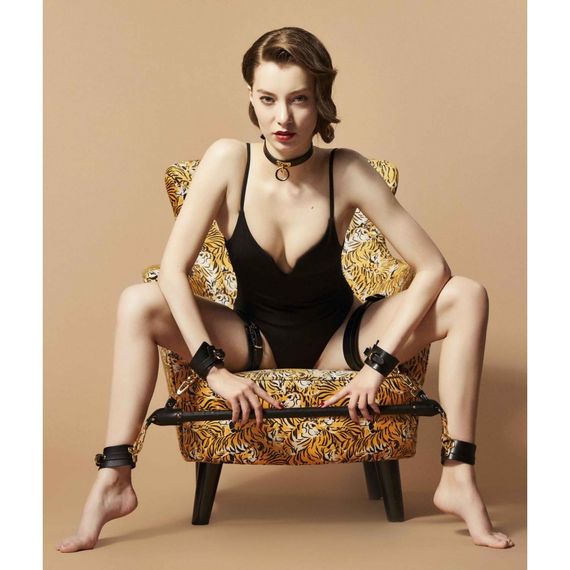 Розпірка італійська шкіра UPKO Spreader Bar, чорна | Зображення 3