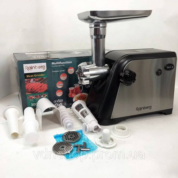 Мясорубки для кафе Rainberg RB-672 3000W, Мясорубка для домашнего приготовления мяса HE-63 | Зображення 9