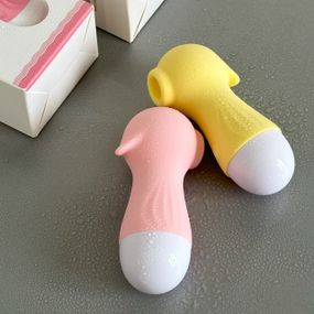 ТОПОВЫЙ Клиторальный вакуумный вибратор Lilo, вибратор для секса, стимулятор для клитора, сосков и шеи розовый