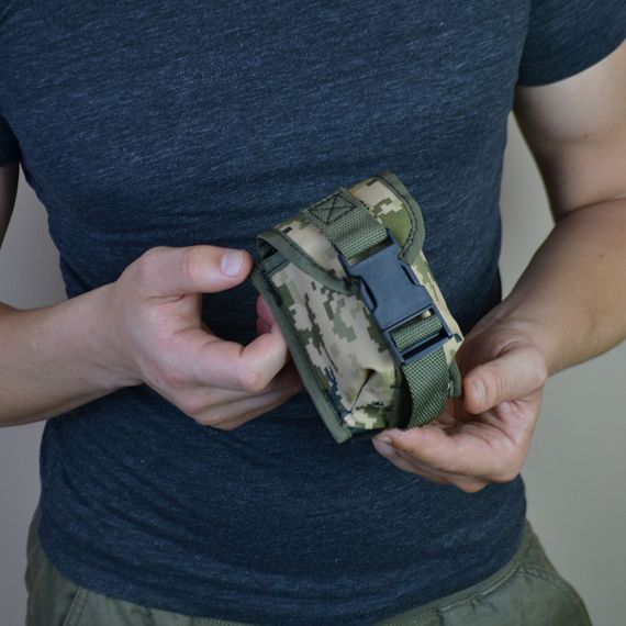 Качественный Подсумок под гранату из кордуры пиксель MOLLE для FT-170 гранаты тактический | Зображення 9