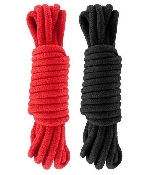 Набор веревок для бондажа Submission 5 м Red&Black Sex Aura