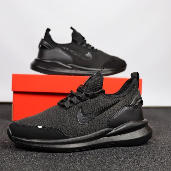 Літні кросівки Nike замш/нейлон/текстиль  колір чорний, темно сірий | Зображення 6