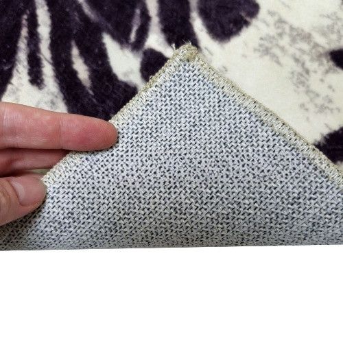 Килимок універсальний для підлоги Плюш Квітка 75*150см бежевий Дариана | Зображення 3