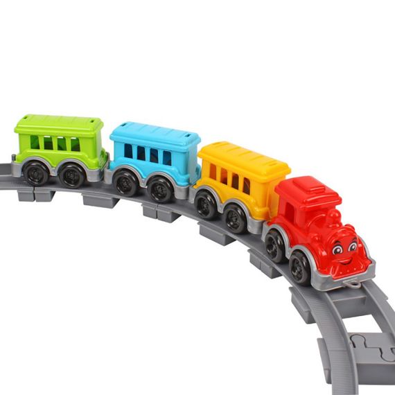 Детский игрушечный набор железная дорога 0914TXK 16 деталей | Зображення 2