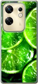 Чохол на Infinix Zero 30 4G Зелені часточки лимона "852u-3413-2448"