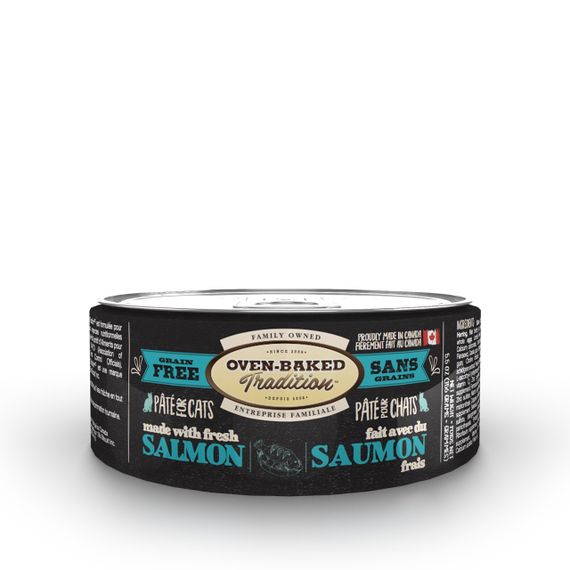 Корм Oven-Baked Tradition Cat Salmon влажный с лососем для котов любого возраста 156 гр