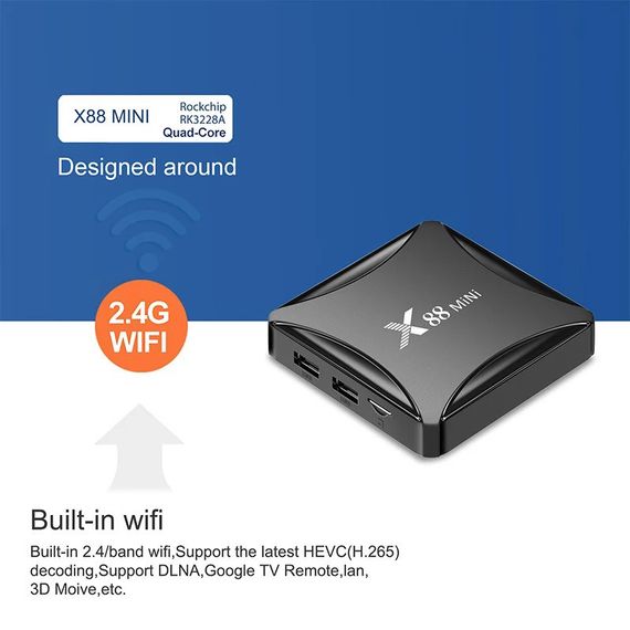 Android-приставка X88 mini Андроид Смарт ТВ приставка | Зображення 6