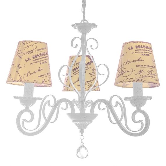 Люстра подвесная с абажуром для кухни E14 40W WH (BKL-661S/3) | Зображення 3