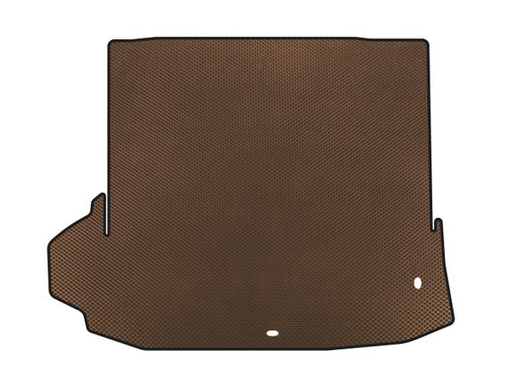 Килимок в багажник EVA V3 (без сабвуфера, 7-ми місний, Коричневий) для Toyota Highlander 2019- рр