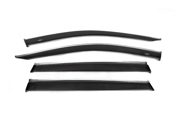 Вітровики з хромом (4 шт, HIC) для Toyota Rav 4 2019-2024 | Зображення 2