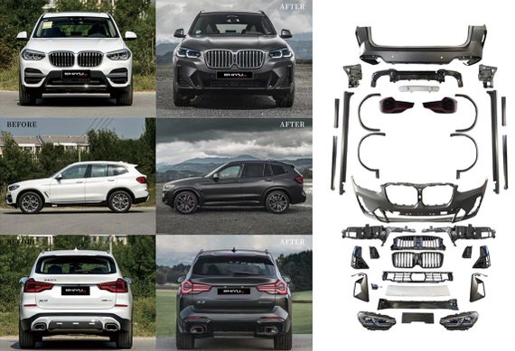Комплект Рестайлинга G01 M-Sport 2024 для BMW X3 G01 2018- гг