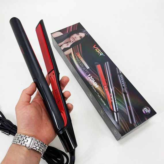 Плойка праска гофре випрямляч VGR, Електричний випрямляч для гладкого волосся, Плойка-випрямляч BM-10 | Зображення 3