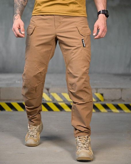 Літні еластичні тактичні штани tarzan coyot ПП7747