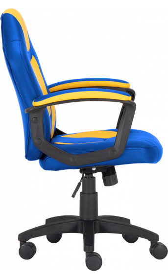 Кресло геймерское детское GT RACER X-1414 BlueYellow | Зображення 3