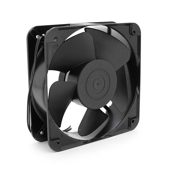 Кулер для охолодження серверних БП FP-20060EX-S1-B DC sleeve fan 2pin під паяння - 200*200*60мм, 220V/0,43A, 2600об/хв, 58W | Зображення 1