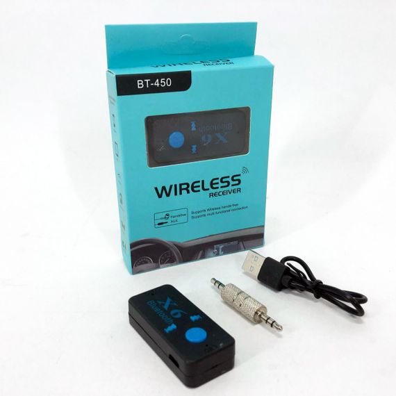 Бездротовий адаптер Bluetooth приймач аудіо ресівер BT-X6, модулятор блютуз в машину | Зображення 9