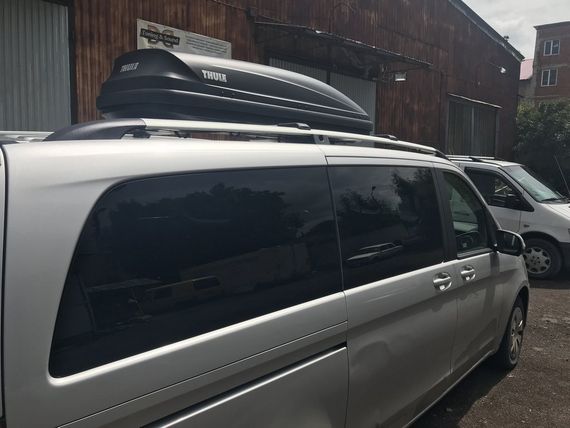 Рейлінги Хром Оригінальний дизайн Середня база (LONG) для Mercedes Vito / V W447 2014-2024 рр | Зображення 1