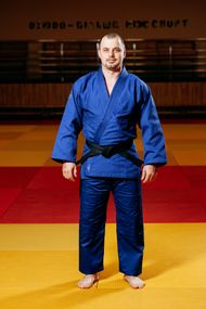 Синє кімоно для хлопців/чоловіків, дзюдо, TM BUDOGI серія ADVANCED, зріст 160 см, щільність 500 гр/м.кв.