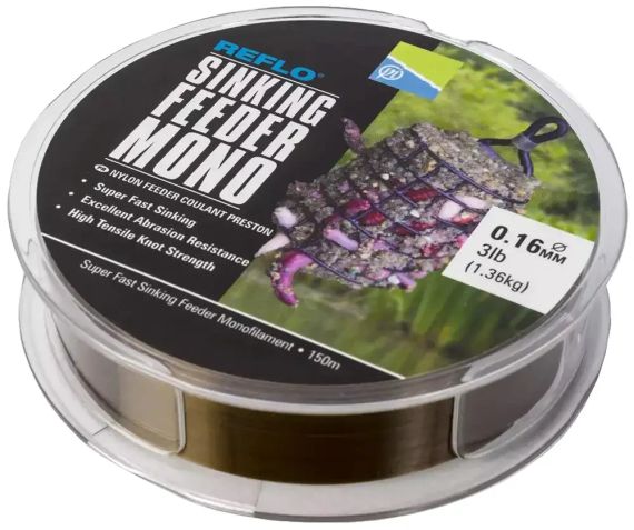 Леска Preston Reflo Sinking Feeder Mono 150m 0.18mm 1.81kg | Зображення 1