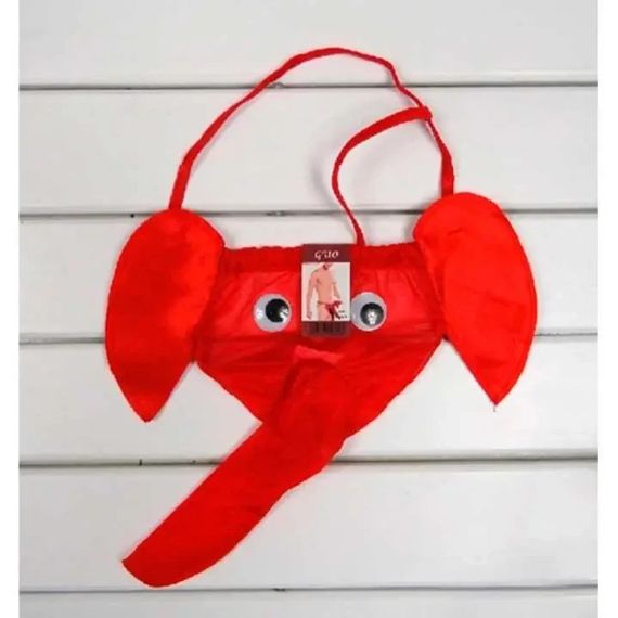 Мужские трусы слоник Леопард Мужские стринги | Зображення 2