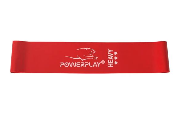 Резинка для фітнесу PowerPlay 4114 Mini Power Band 1.2 мм Heavy Червона (11 кг) (PP_4114_Red_Heavy) | Зображення 1