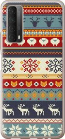 Чехол на Huawei P Smart 2021 Рождественский орнамент "3303u-2100-17620"