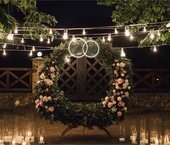 Неоновий світильник Обручки 290х190 acr-n000005