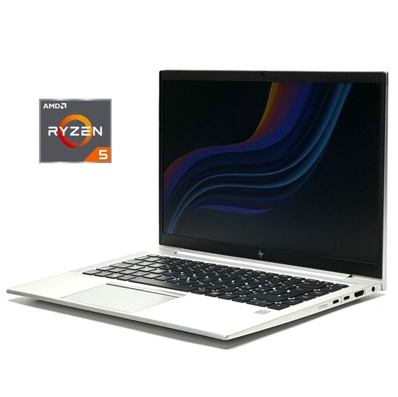 Ультрабук Б-клас HP EliteBook 845 G7 / 14" (1920x1080) IPS / AMD Ryzen 5 Pro 4650U (6 (12) ядер по 2.1 - 4.0 GHz) / 16 GB DDR4 / 256 GB SSD / AMD Radeon RX Vega 6 Graphics / WebCam / Win 10 Pro б/в