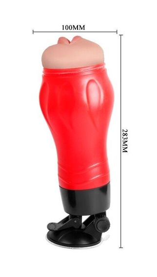 Мастурбатор ротик CRAZY BULL - Flora, BM-00900T47N-2 Sex Aura | Зображення 7