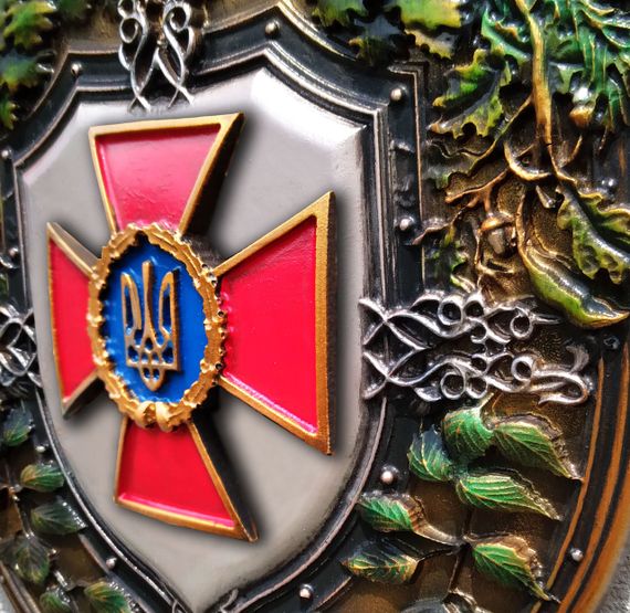 Объемная картина Емблема Вооруженных Сил Украины 17х19см | Зображення 1