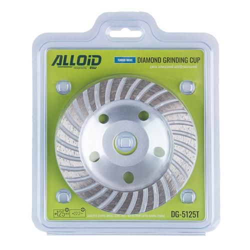 Диск алмазний шліфувальний Alloid Turbo Wave 125мм | Зображення 1