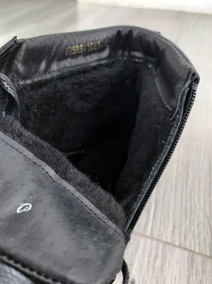 Шкіряні черевики на шнурку великого розміру 49 розмір | Зображення 1